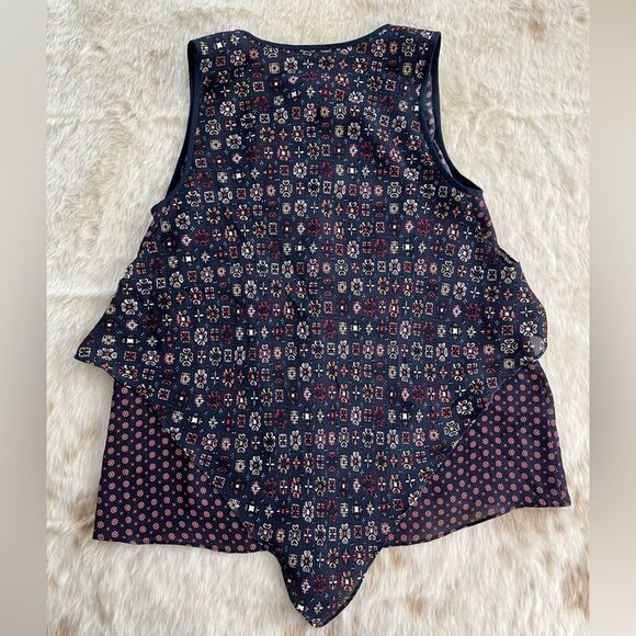 Derek Lam 10 Crosby Bandana Print Sleeveless Silk Blouse - Picture 8 of 9